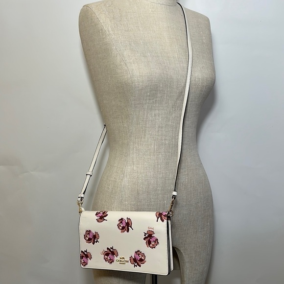 Coach Floral leather Hayden Foldover crossbody - Picture 2 of 9